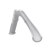 Bad Axe X7 Tall Deck-Mounted Pool Slide – Silver Quartz, Right-Hand Turn